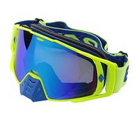 Wresetly Lunettes de motocross Lunettes de moto Casque Lunettes MX Off Road Sale Vélo Ski Sport Lunettes de Moto Lunettes Bleu