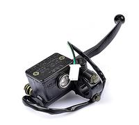 Wresetly MaîTre D'éTrier de Liquide de Frein de PoignéE de Moto pour 125Cc YBR 125 Cylindre de Pompe Hydraulique de Frein Assy, Droit