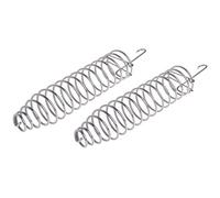 Wresetly Mangeoire Une Oiseaux en Spirale, Porte-Fruits Millet Treat pour Perroquet - Acier Inoxydable