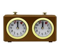 Wresetly Montre d'échecs mécanique analogique pour échecs Horloge Minuterie Officielle Minuterie Pas besoin de Batterie