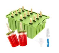 Wresetly Moule à palettes en silicone, fabricant de moules à glaces pour glaces de bricolage, de palettes de palettes de palettes de 50 pièces