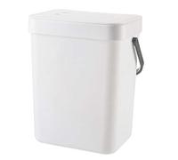 Wresetly Poubelle avec couvercle de 1,3 mm - Poubelle de lavabo petite et