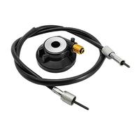 Wresetly Roue d'entraînement de compteur de vitesse de 12 mm pour motos avec câble de connexion pour GY6 50 CC 150 CC Pièces de scooter