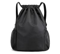 Wresetly Sac de sport étanche avec fermeture éclair - Poche intérieure Hipster - Sac de sport rembourré avec cordon de serrage réglable