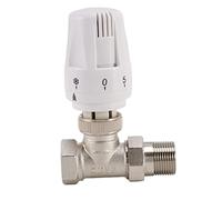 Wresetly Thermostat 3/4 - Valve droite en laiton - Type DN20 - Chauffage au sol avec régulation automatique de la température