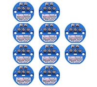 Wresetly Transmetteur de température 10X RTD PT100 DC24 V moins 50-100 degrés, sortie 0-10 V