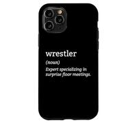Wrestler Expert Definition Floor Meetings MMA Wrestling Coque pour iPhone 11 Pro