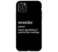 Wrestler Expert Definition Floor Meetings MMA Wrestling Coque pour iPhone 11 Pro Max