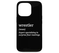 Wrestler Expert Definition Floor Meetings MMA Wrestling Coque pour iPhone 13 Pro