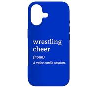 Wrestling Cheer Definition Voice Cardio Session Pro Wrestler Coque pour iPhone 17