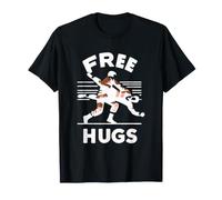 Wrestling Free Hugs Funny Wrestler Match Fan Funny Wrestle T-Shirt