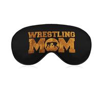 Wrestling Mom Sleep Eye Mask Cute Blindfold Eye Covers Eyeshade for Women Men Gifts