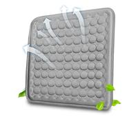 WREWING Coussin de siège en gel, léger et fin en été, respirant, design nid d'abeille, avec soulagement de la pression de la douleur du coccyx, pour voiture, bureau, maison, fauteuil roulant et chaise