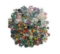 WREWING My World - Lot de 360/720 fournitures de loisirs créatifs sur le thème du jeu pour Shaker, porte-clés et décoration - Mélange aléatoire (double face transparent), 600g, Acrylique, Pas de gemme