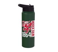 Wrexham 1864 Dragon rampant Stainless Steel Insulated Water Bottle