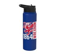 Wrexham 1864 Dragon rampant Stainless Steel Insulated Water Bottle