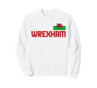 Wrexham Pays de Galles City Cymru Drapeau du Pays de Galles Dragon, Rouge Sweatshirt