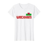 Wrexham Pays de Galles City Cymru Drapeau du Pays de Galles Dragon, Rouge T-Shirt Graphique avec Valeur