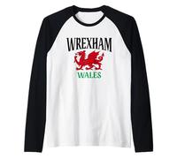 Wrexham Wales Cymru Drapeau Gallois Dragon Wrexham City Love Manche Raglan