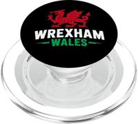 Wrexham Wales Cymru Drapeau Gallois Dragon Wrexham City Love PopSockets PopGrip pour MagSafe