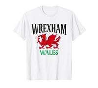 Wrexham Wales Cymru Drapeau Gallois Dragon Wrexham City Love T-Shirt