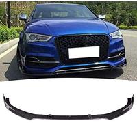 WRHOME pour Audi A3 S3 8V 2014 2016 2016 Spoilers Avant De Voiture,Spoiler Kit Anti-Collision Lame Corps Garniture Accessoires,B-Carbonfiberlook