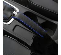 WRHOME pour Opel Corsa C Tigra B Combo C1 Housse de Frein à Main de Voiture,Cuir Antidérapante Poignée Couvre Housse de Frein à Main Accessoires,Blue