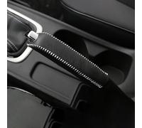 WRHOME pour Twingo/Twingo RS 2019 2020 2021 2022 2023 2024 Housse de Frein à Main de Voiture,Cuir Antidérapante Poignée Couvre Housse de Frein à Main Accessoires,White