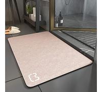 WRIGGY Tapis De Bain Diatomit Absorbant Séchage Rapide Antidérapant coffee-60x90cm