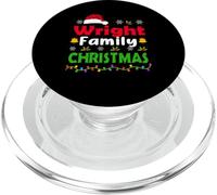 Wright Family Christmas Matching Personalised Funny Xmas PopSockets PopGrip pour MagSafe