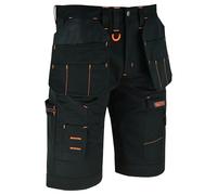 WRIGHT FITS WrightFits Holster Short de Travail Homme Noir, Gris et Kaki - Short d'été Cargo de Combat de sécurité à Usage intensif - Multi Poches - Triple Couture - Vêtements de Travail durables