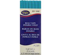 Wright's Biais Double pli, Assorti, méditerranéen, 13,21 x 5,08 x 0,66 cm