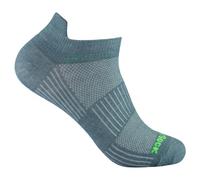 Wrightsock - Coolmesh II Low Tab - Chaussettes multifonctions - Unisex L | EU 41.5-45 - steel grey