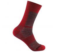 Wrightsock - Coolmesh II Merino Crew - Chaussettes de randonnée - Unisex M | EU 37.5-41 - grey / fire-red
