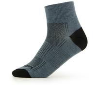 Wrightsock Coolmesh II Quarter Socke Gris 41.5-45