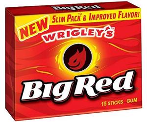 Wrigley's Big Red Chewing Gum à la Cannelle Forte - 40,5 g