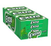 Wrigleys Extra Boîte de 12 gommes à mâcher sans sucre Menthe verte 15 bâtonnets