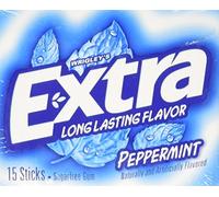 Wrigleys Extra Gum Peppermint (Pack of 10), Assorted