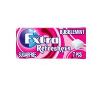 Wrigley's Extra Refreshers Gum Bubblemint Lot de 15 paquets de 7
