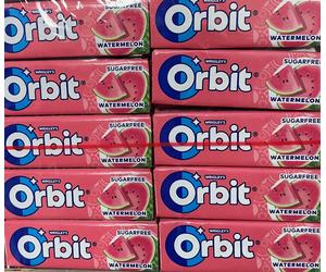 Wrigley's Orbit Pastèque à mâcher 30 pièces x 14 g Carton