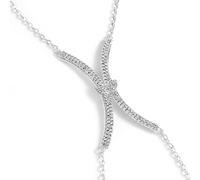 Wriidy Chaîne de poitrine en strass pour soutien-gorge, chaînes de bikini tendance, bijoux de fête pour femmes et filles (papillon argenté)