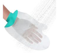 Wriligel Protection Platre Main Adulte, Housse de Douche Réutilisable après Opération - Silicone Souple pour Poignet Doigts, Taille Universelle Homme Femme, Idéal Plaies et Pansements