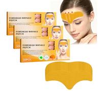 Wrinkle Lot de 3 patchs lissants pour la nuit avec Centella Asiatica et collagène, soin du visage enrichi en vitamine E pour la protrusion et le visage, pour rehausser la peau et réduire les lignes