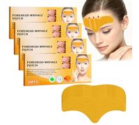 Wrinkle Lot de 4 patchs lissants pour la nuit avec Centella Asiatica et collagène, soin du visage enrichi en vitamine E pour la protrusion et le visage, pour rehausser la peau et réduire les lignes