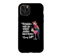 Wrinkles Only Go Where Smiles Have Been Cute Parrot Mexican Coque pour iPhone 11 Pro