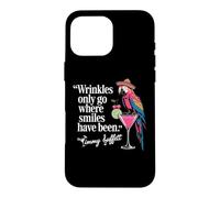 Wrinkles Only Go Where Smiles Have Been Cute Parrot Mexican Coque pour iPhone 16 Pro Max