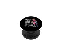 Wrinkles Only Go Where Smiles Have Been Cute Parrot Mexican PopSockets PopGrip Adhésif
