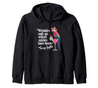 Wrinkles Only Go Where Smiles Have Been Cute Parrot Mexican Sweat à Capuche