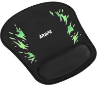 Wrist Ergonomic Mouse Pad with Hand Rest and Gel Cushion,Stylish Design for Comfort and Wrist Protection for Office and Home Office (Green)
