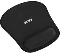 Wrist Ergonomic Mouse Pad with Hand Rest and Gel Cushion,Stylish Design for Comfort and Wrist Protection for Office and Home Office (Black)